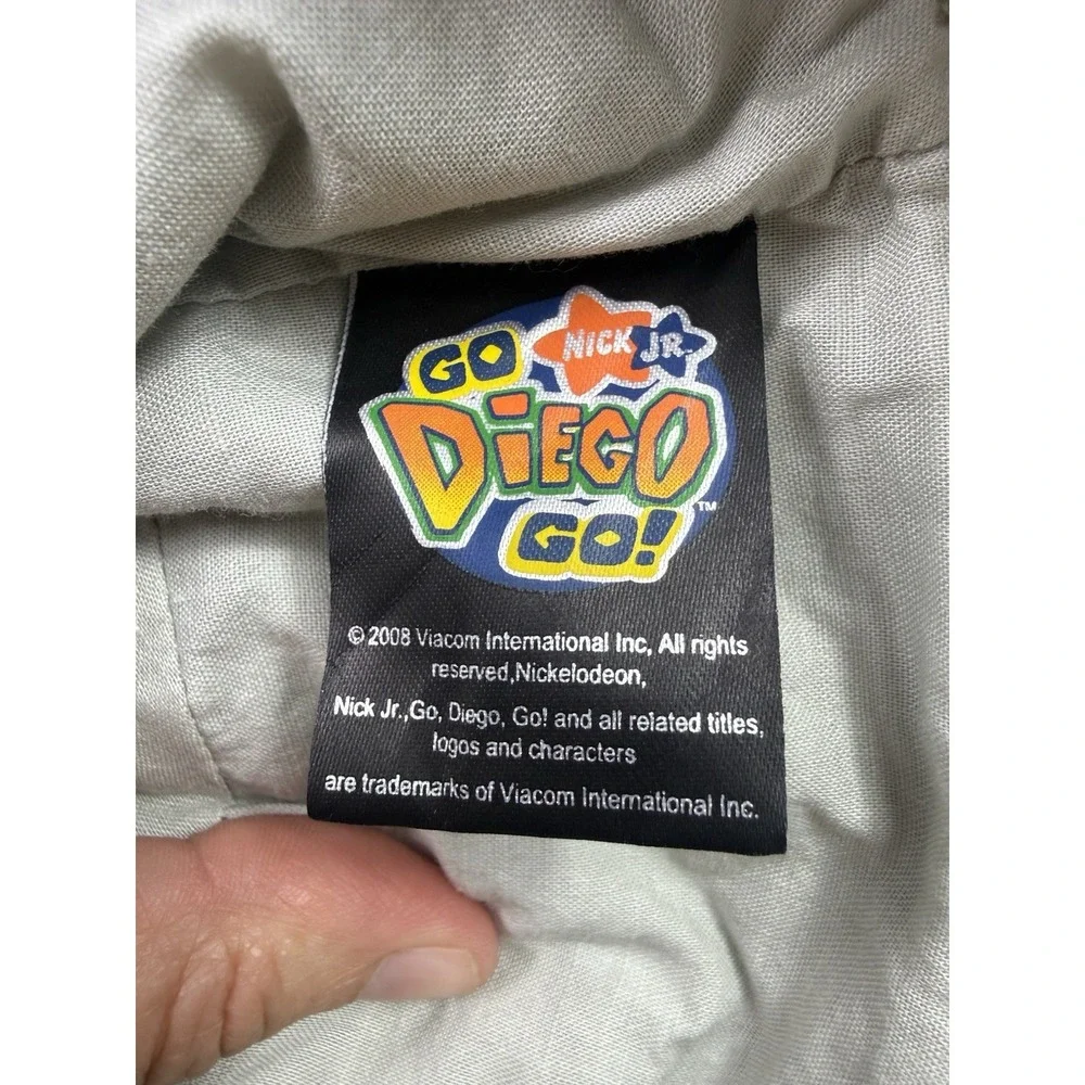 Nick Jr Go Diego Go! Kids Boys Bucket Safari Cap-Hat Embroidered 2008